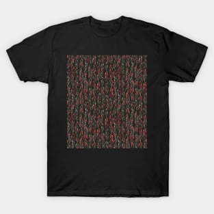 Willow Fronds by the Pond in Deep Cozy Colours T-Shirt